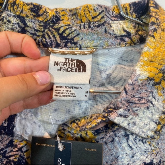 NEW North Face Women’s Set Up Printed Fern Camp Flannel Size M - Picture 6 of 11
